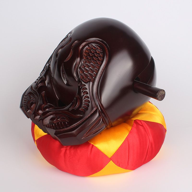 6-inch rosewood fish carvings, wooden fish ritual implements, solid wood temple percussion instruments, teak wood for household use Specification image