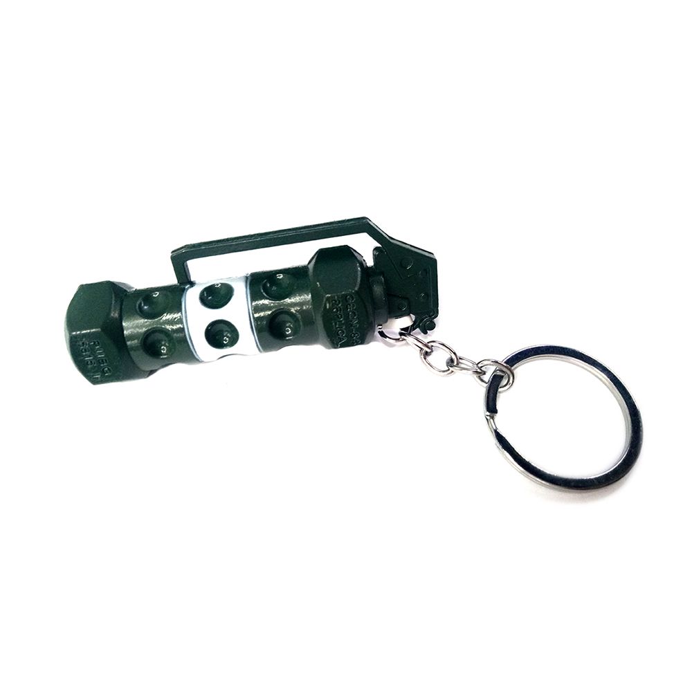 Hot-selling CF high-explosive hand grenade keychains, metal keychains, key chains, car keys, and car modification accessories