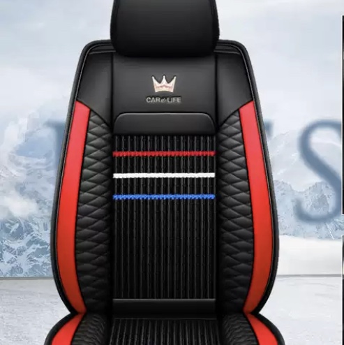 Car seat cushion, summer cooling pad, breathable ice silk seat cover, car cushion set, Internet celebrity, all-season universal, full surround seat cover, popular