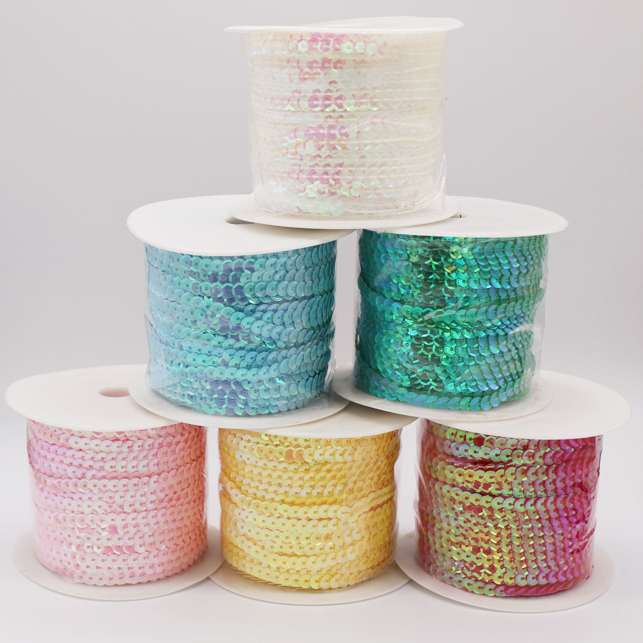 Macaron color 6MM concave line sequins stationery crafts decoration sequins thumbnail