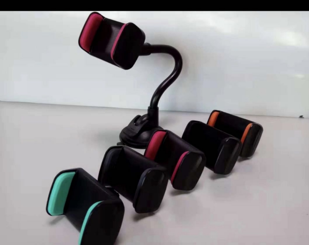 Rainbow mobile phone stand single pull hose mobile phone suction cup stand details Picture