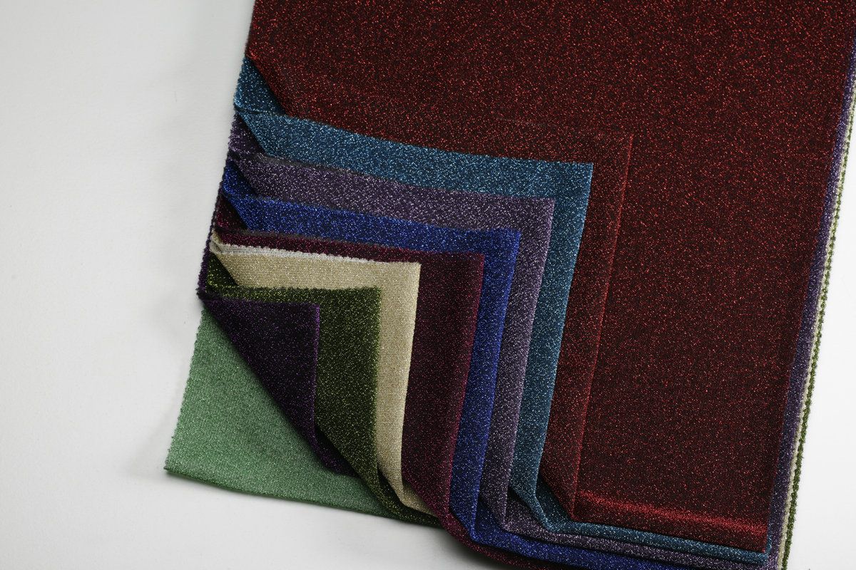 Thick thread fabric, gold and silver thread fabric, knitted fabric, stage head ornaments, handicrafts, shoe materials, fabric factory direct sales detail image 8