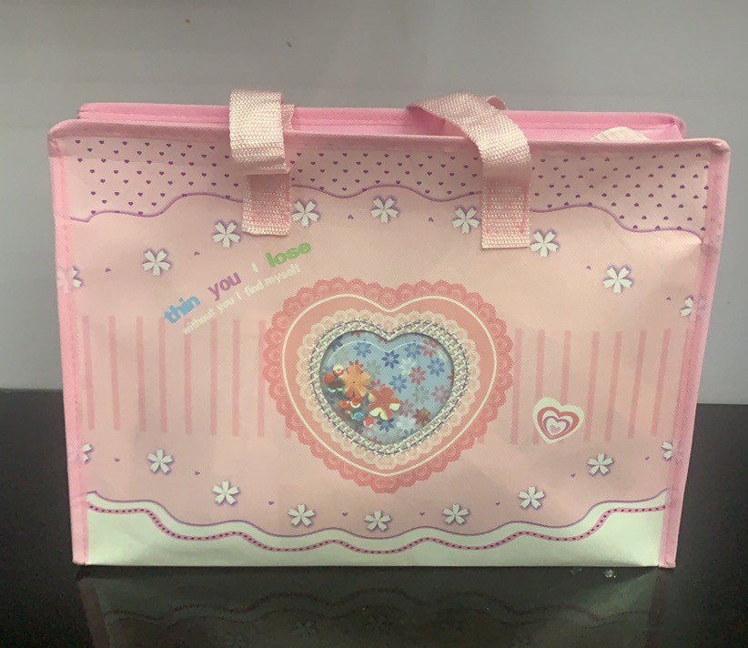 Non-woven fabric laminated bags, storage bags, moving bags, luggage bags, cartoon 036-1
