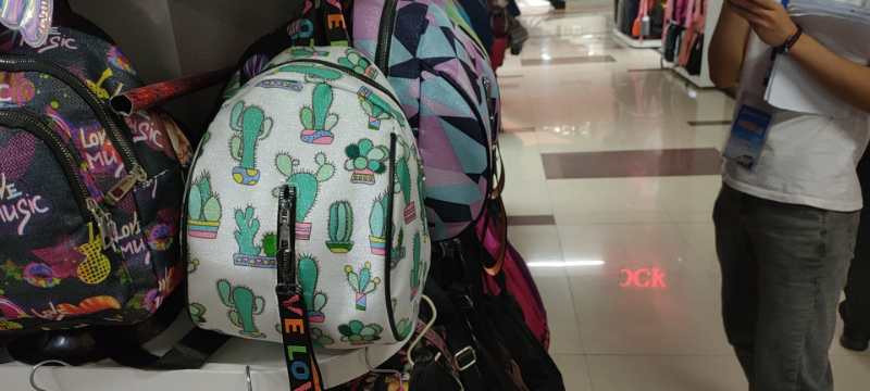 Cactus fashion and popular schoolbags
