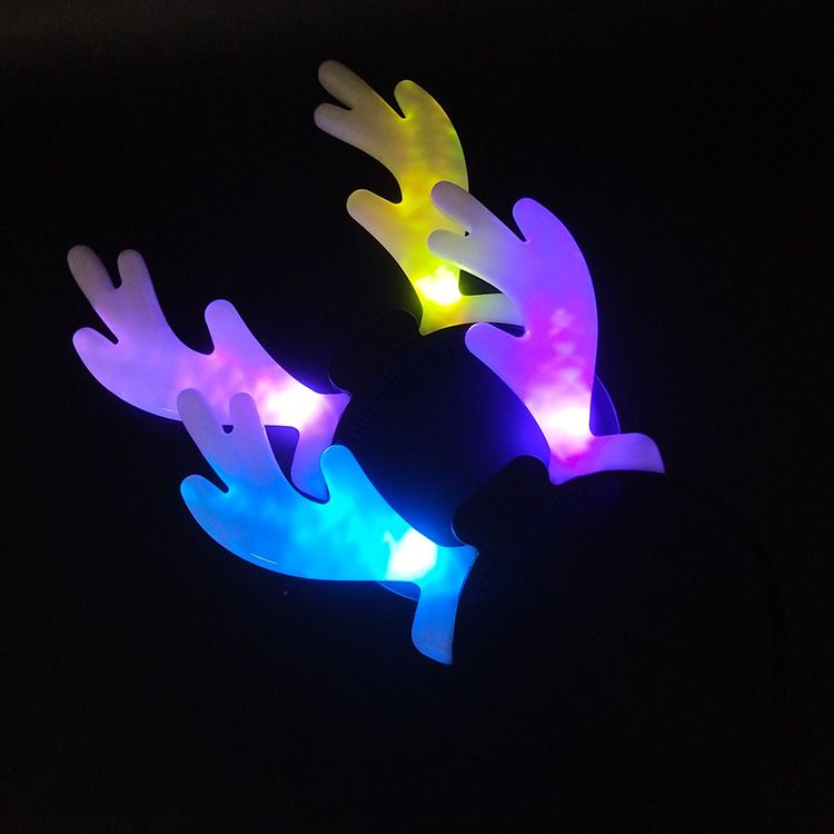 Luminous antler headbands, Christmas luminous antler headwear, Christmas children's toys, party supplies Specification image