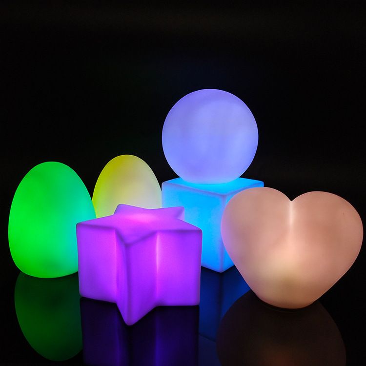 Various types of colorful small night lights PVC enamel small night lights wholesale led light small night lights