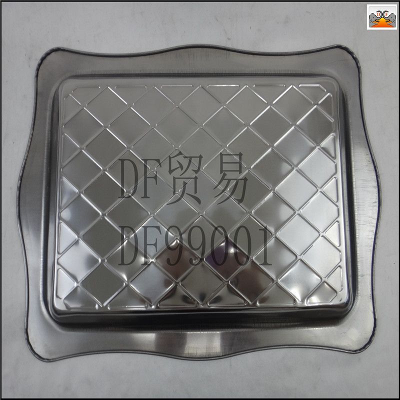DF99001  长方盘 不锈钢长方盘 出口外贸工艺盘 酒店摆设KTV DF TRADING HOUSE详情图3
