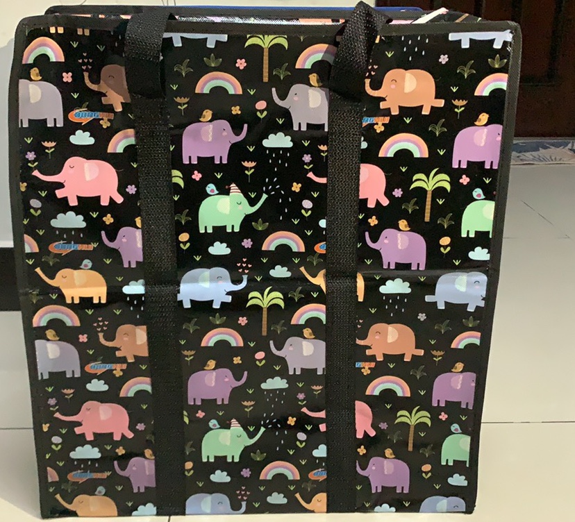 Non-woven fabric laminated bags, storage bags, moving bags, luggage bags, cartoon 55-2