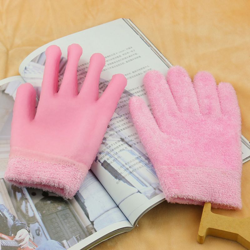  厂家直销SPA精油去角质仿锦纶美容手套嫩白保湿凝胶手套可定制