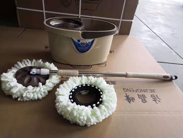 Enhanced no-wash mop Household Scraper Mop bucket Office slacker Flat thickened Scraper Mop floor artifact rotating mop thumbnail