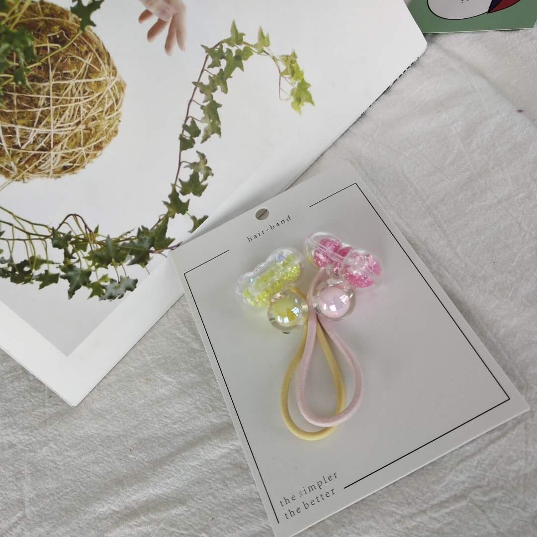 Korean chic style hair tie, hair band, bow, bouquet, high elastic hair tie, hair band, simple and cute hair tie detail image 1