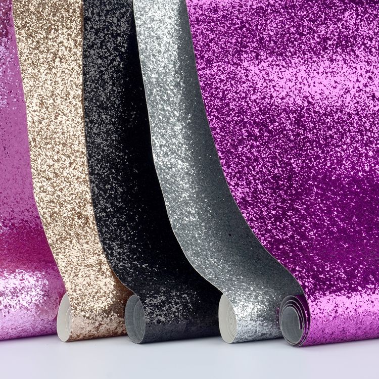 Leather factory direct sales: Bright and colorful high-end leather with high-quality pu leather. Hot supply detail image 6