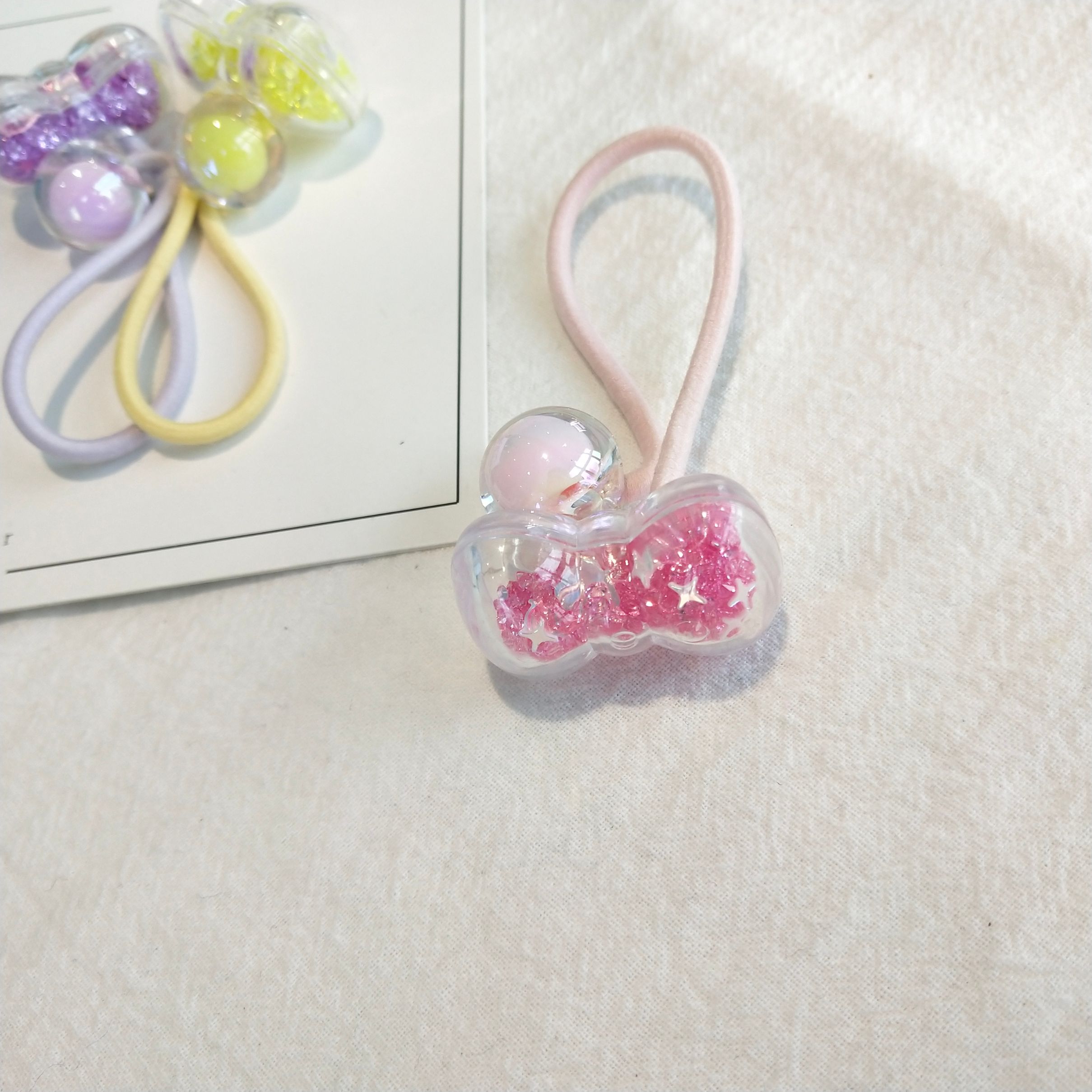Korean chic style hair tie, hair band, bow, bouquet, high elastic hair tie, hair band, simple and cute hair tie detail image 5