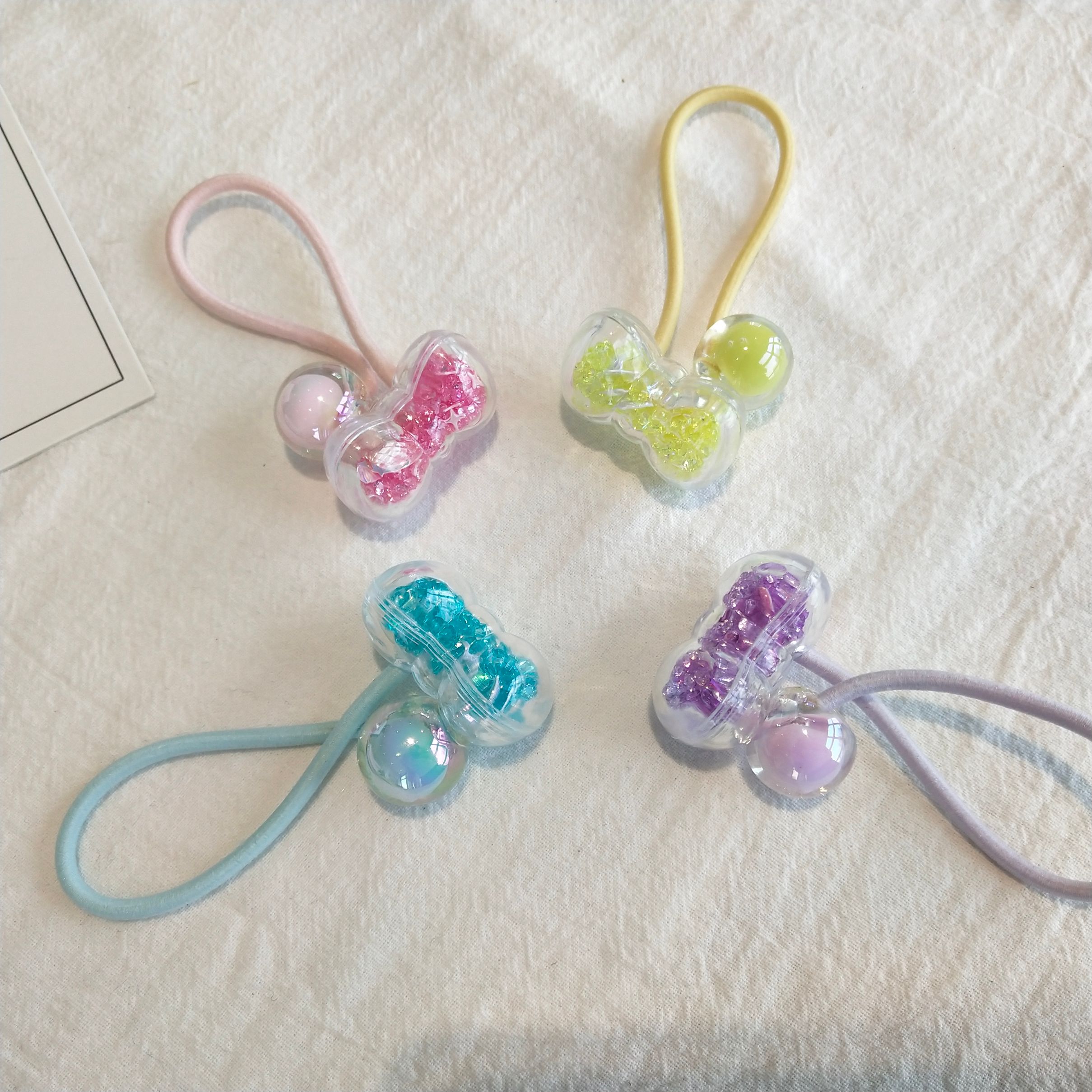 Korean chic style hair tie, hair band, bow, bouquet, high elastic hair tie, hair band, simple and cute hair tie detail image 8