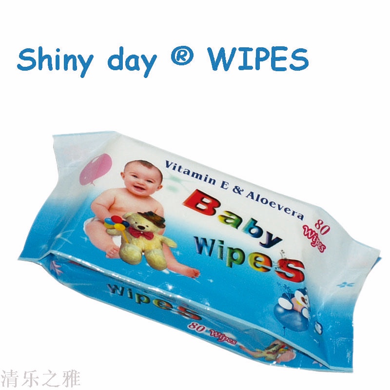 shiny day80片袋装婴儿湿巾