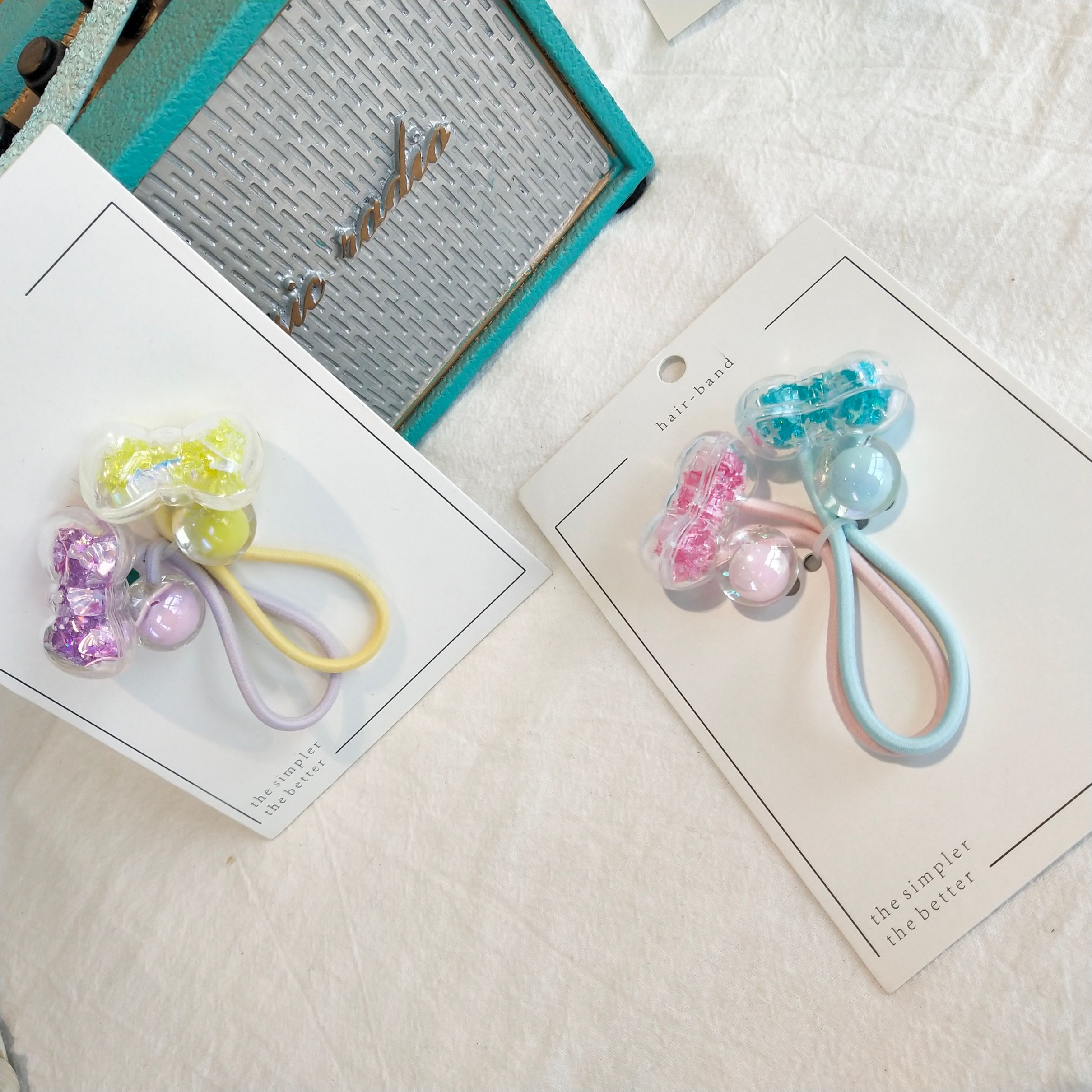 Korean chic style hair tie, hair band, bow, bouquet, high elastic hair tie, hair band, simple and cute hair tie detail image 6