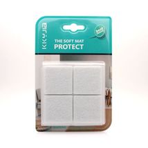 卡卡五金 5325吸卡包装毛毡白色3mm保护垫方形百元店小包装货源