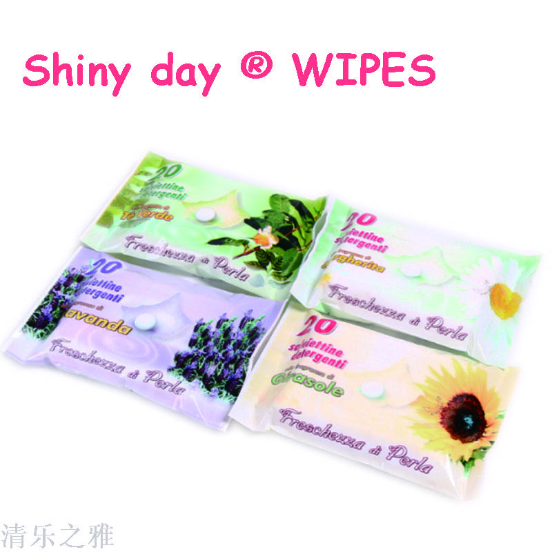 shiny day 20片美容湿巾细节图