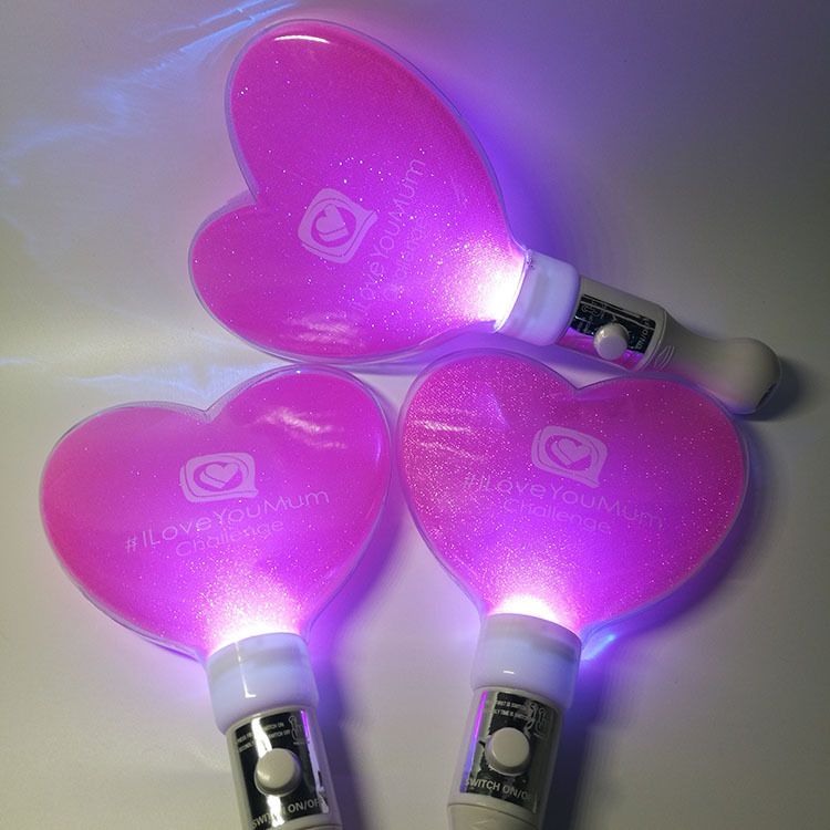 广告促销LED发光棒 亚克力闪光棒 创意聚会礼品闪光应援棒