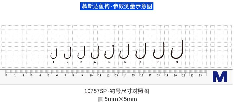 Mustad慕斯达正品挪威钩管付千又双背刺有刺上黑海钓鱼钩详情图4