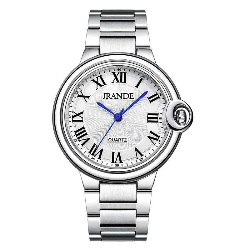 Stainless steel waterproof couple watch with blue balloon