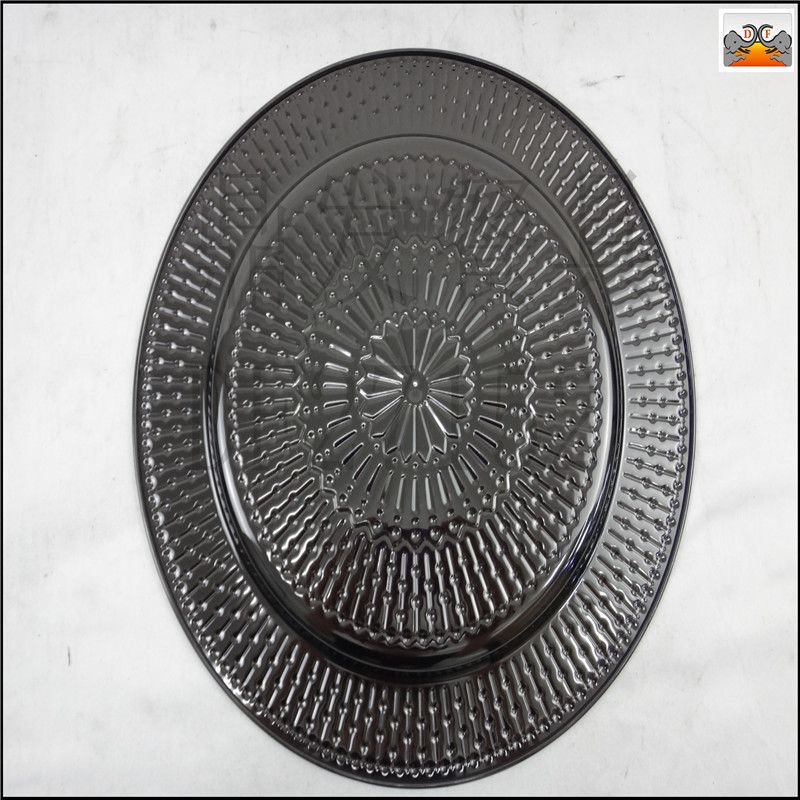 DF99053  稻穗盘-双花  工艺盘 压花盘 圆盘 果盘 厨房酒店用品    DF TRADING HOUSE