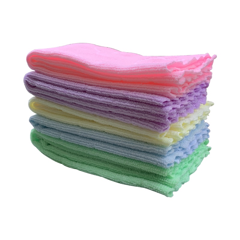 Kitchen Cleaning Supplies Cloth Emboweled Cute Cartoon Multi-Functional Household Home Car Square details Picture