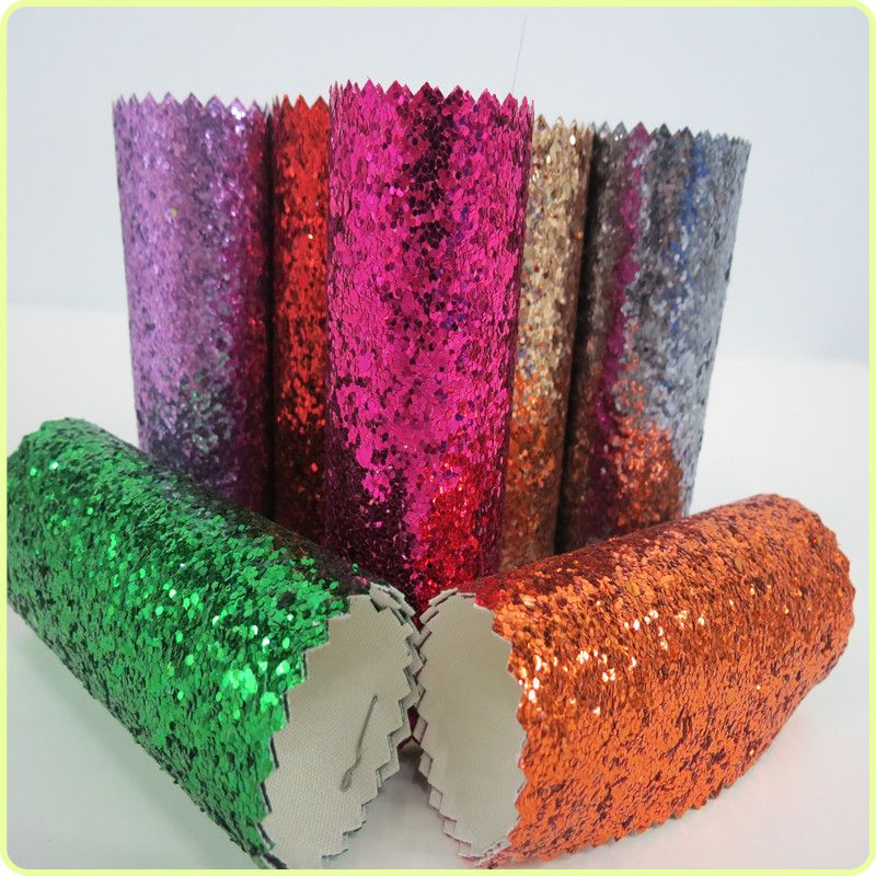Hot-selling glitter pink Glitter pu leather, high-end and eco-friendly glitter leather, Guangzhou leather detail image 3