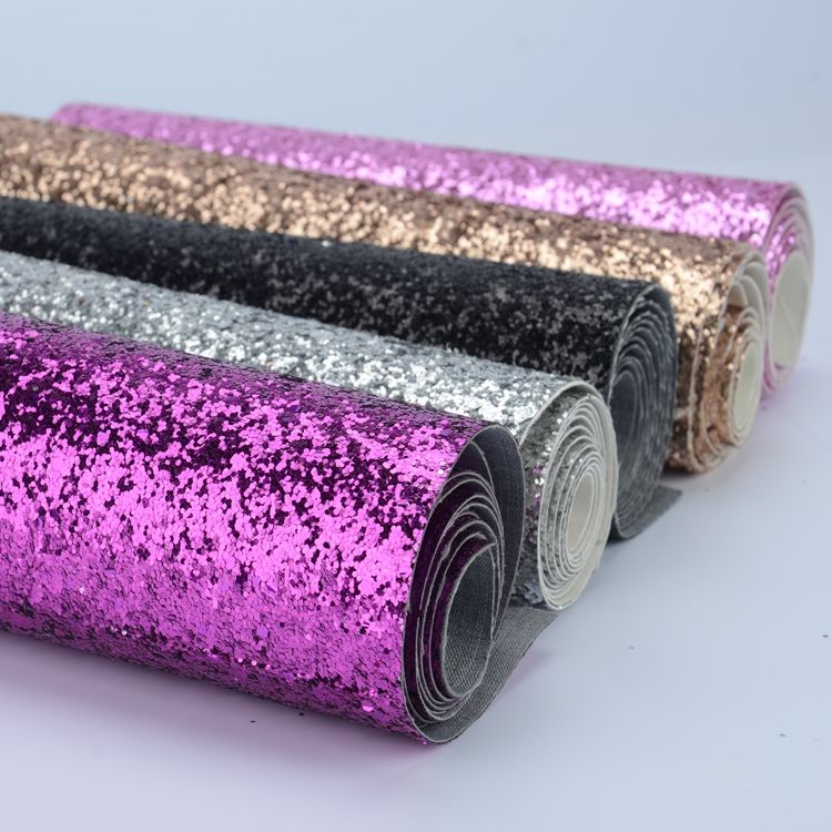 Leather factory direct sales: Bright and colorful high-end leather with high-quality pu leather. Hot supply detail image 4