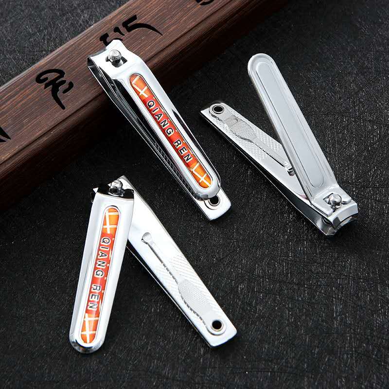 Genuine wholesale Guangdong Jinda Qiangren T603-1 nail clippers, large stainless steel nail clippers, flat-mouthed nail clippers detail image 3