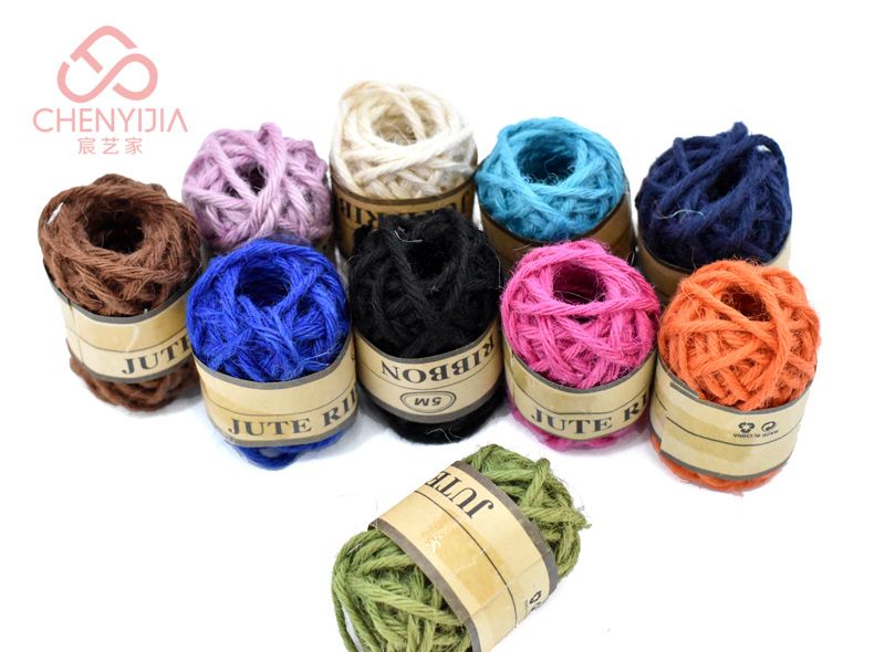 Manufacturers direct sale of natural quality 3mm*5m twin-strand natural twine DIY DIY twine full figure
