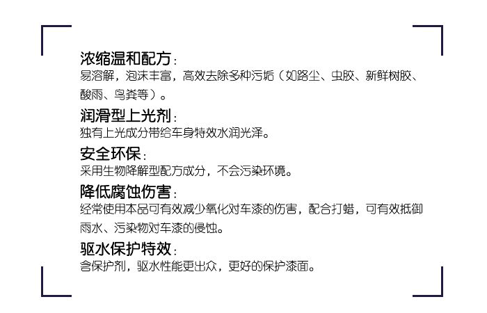 Yiwu's High-Quality European-Style High-Foaming Car Wash Liquid And Water Wax, Highly Concentrated Car Wash Water Wax Specification drawing