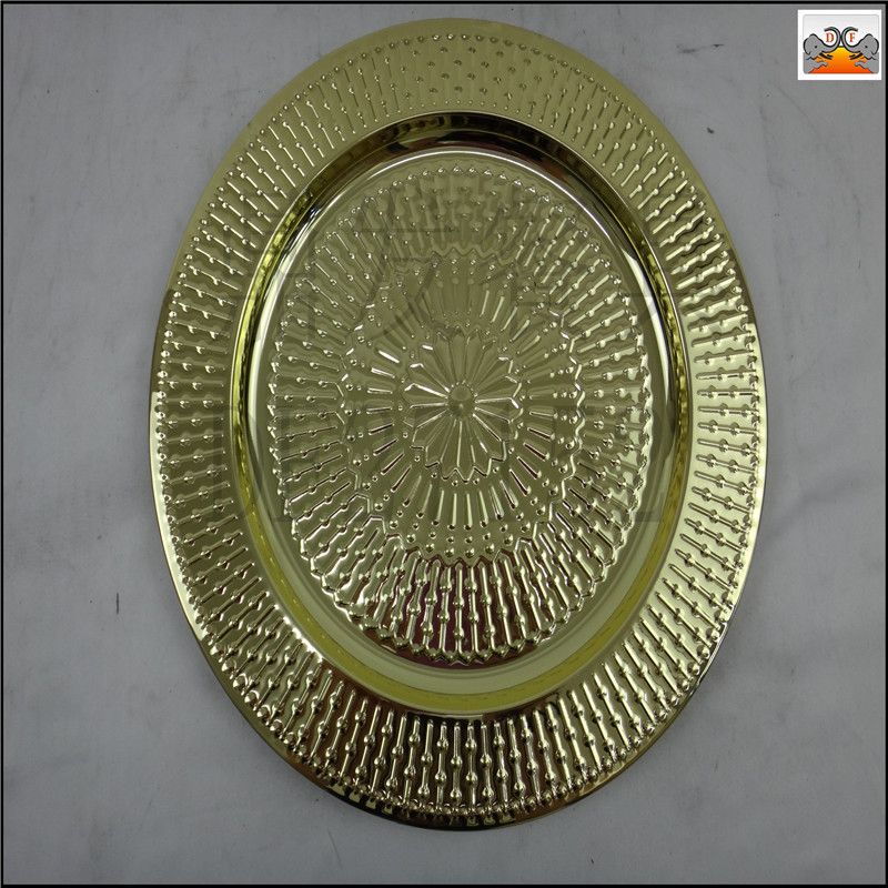 DF99053  稻穗盘-双花  工艺盘 压花盘 圆盘 果盘 厨房酒店用品    DF TRADING HOUSE详情图4