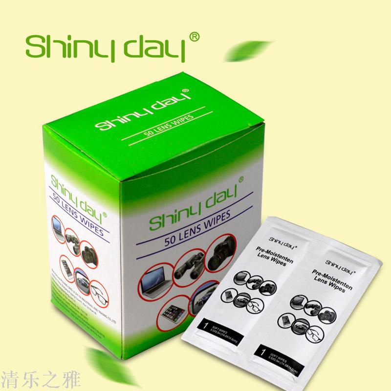 shiny day单片镜片湿巾产品图