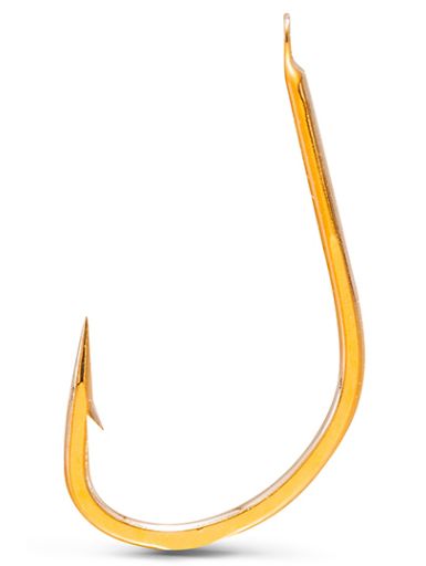Mustad genuine Norwegian hook, sea gold, thornless fishhook, barb fishing hook, raft fishing hook detail image 3