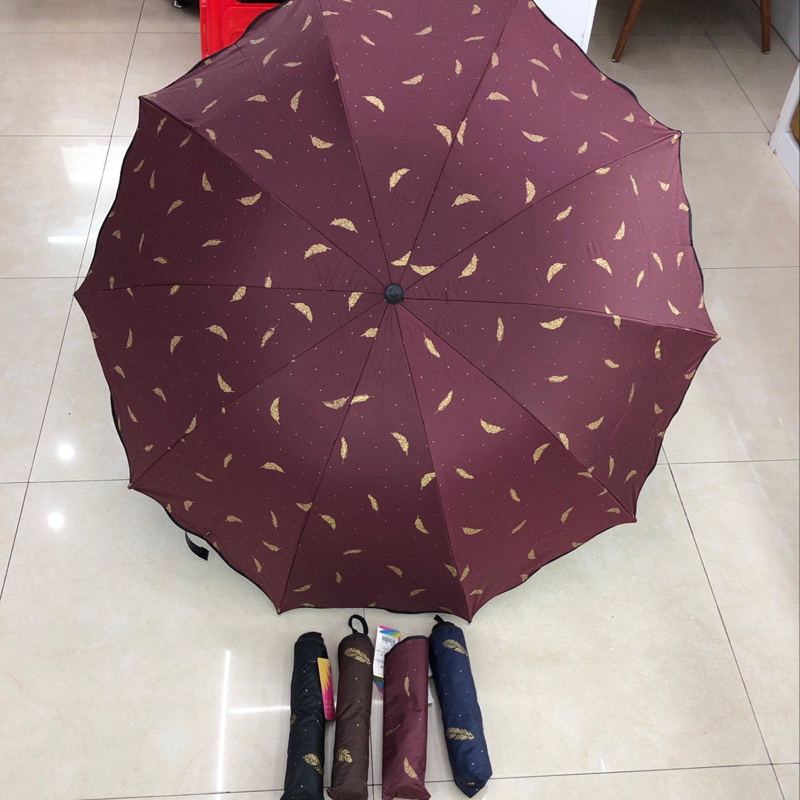 65公分黑胶羽毛产品图