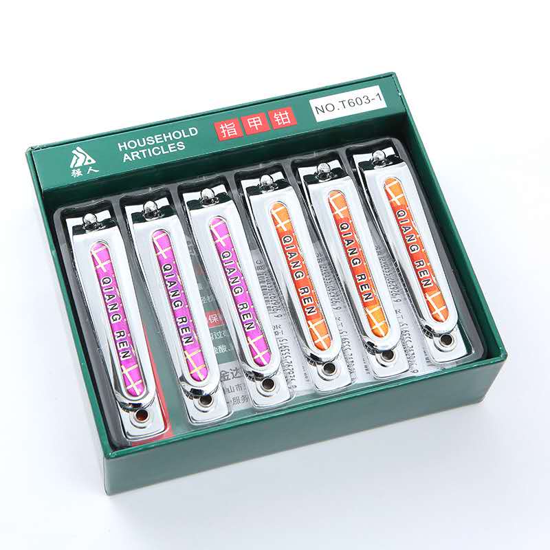 Genuine wholesale Guangdong Jinda Qiangren T603-1 nail clippers, large stainless steel nail clippers, flat-mouthed nail clippers detail image 1