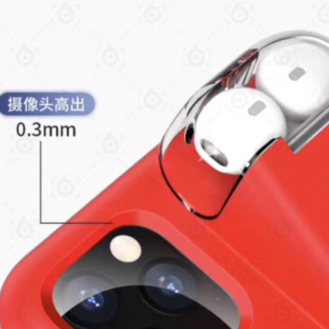 手机壳带耳机充电产品图