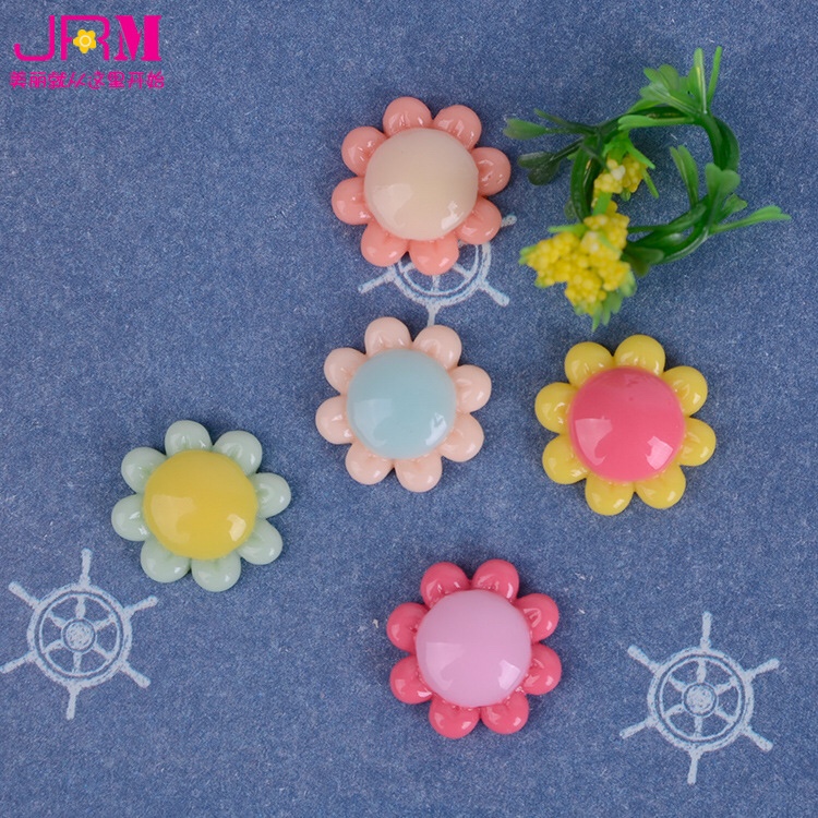 Manufacturers direct children hair accessories accessories diy mobile phone accessories floret hairpin resin accessories wholesale
