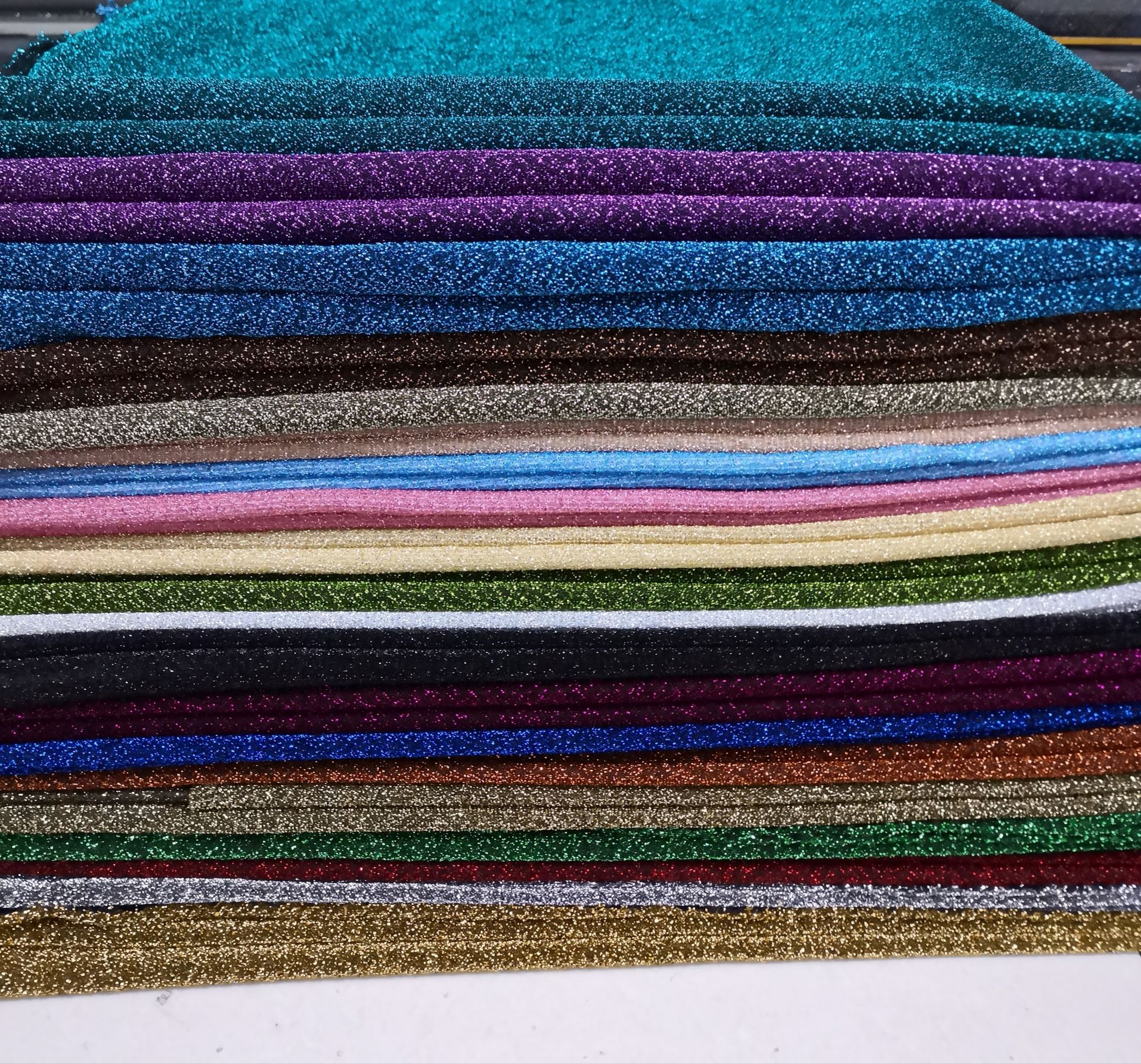 Thick thread fabric, gold and silver thread fabric, knitted fabric, stage head ornaments, handicrafts, shoe materials, fabric factory direct sales detail image 9