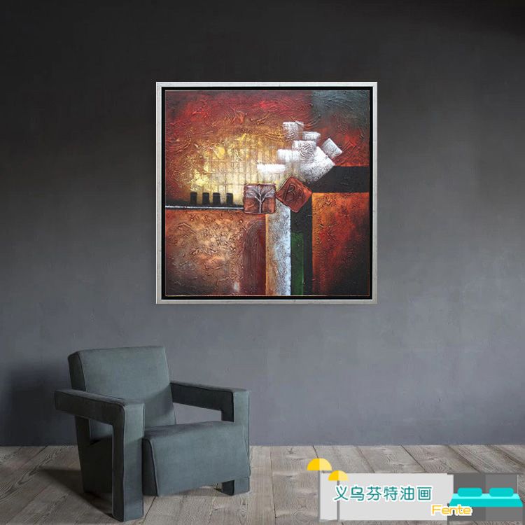 مصنوعات يوفنتر 100 100 100 سم من الرسم الزيتية المجردة