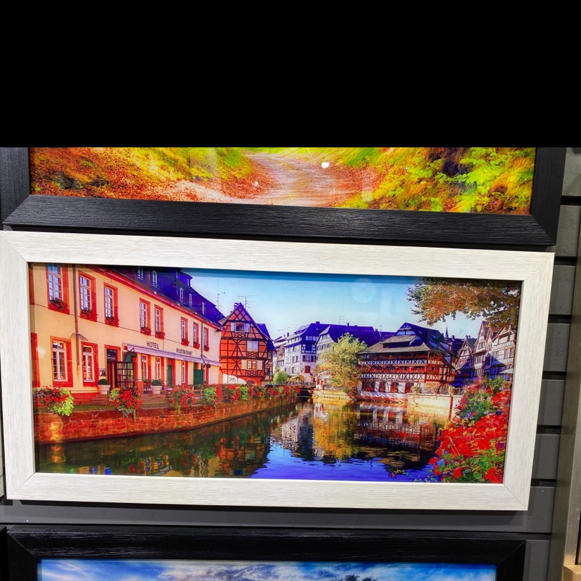 3575 Set Lcd Painting Living Room Decorative Painting Landscape Painting New Chinese Hanging Painting Landscape Painting Four Teahouse Sofa Background Wall Painting Ink Painting Specification drawing
