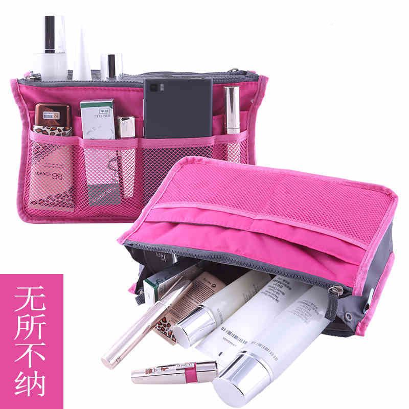 手提双拉链化妆包收纳包 多功能洗漱用品整理包 包中包整理收纳袋详情图19