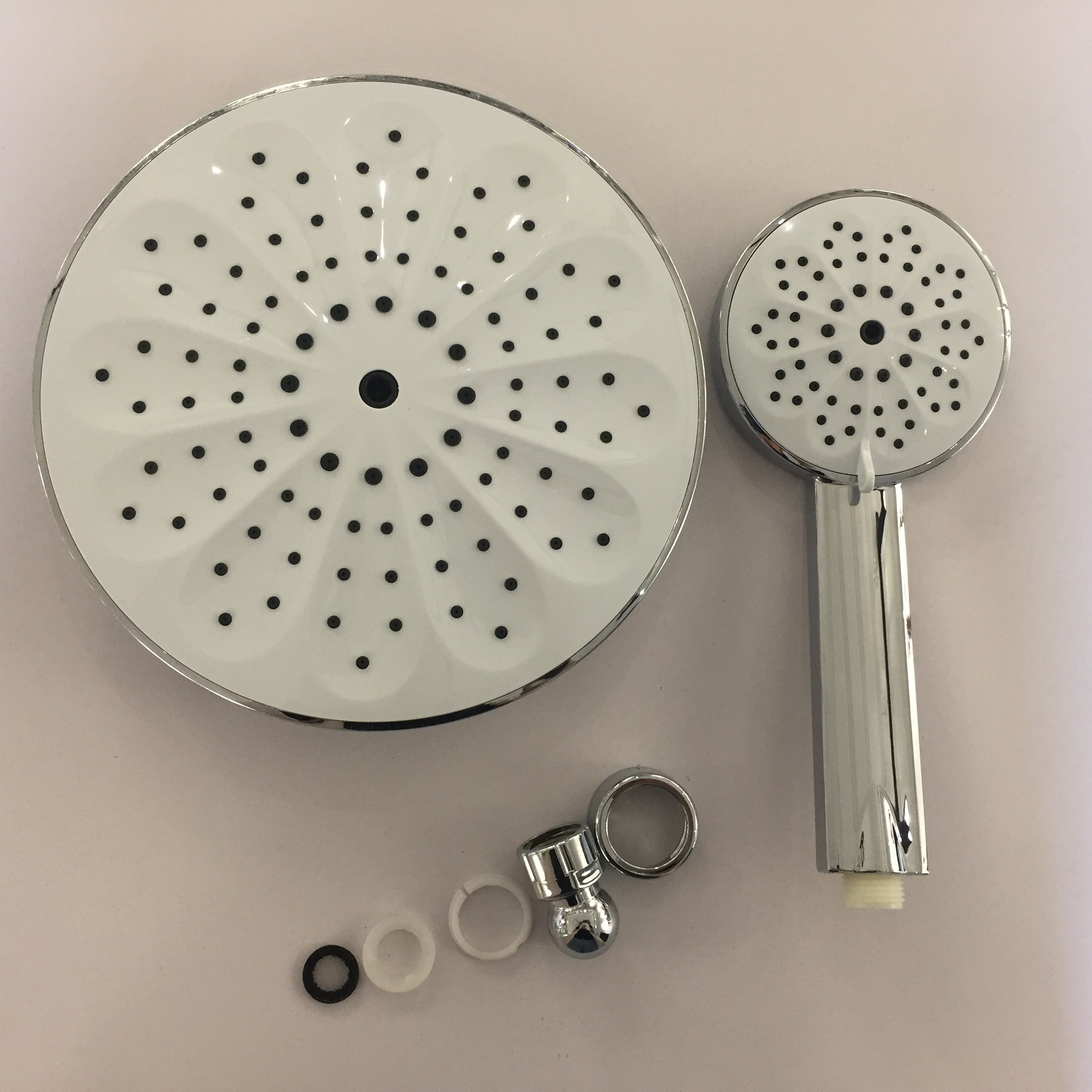 Factory wholesale stock of ABS overhead shower, large shower head, rain shower nozzle, and overhead shower set undefined