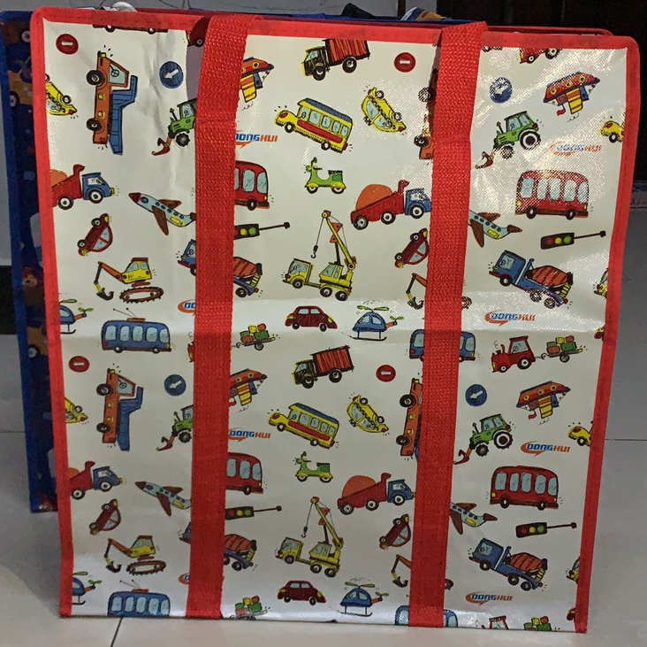 Non-woven fabric laminated bags, storage bags, moving bags, luggage bags, cartoon 0 bags, woven bags 45*50*20