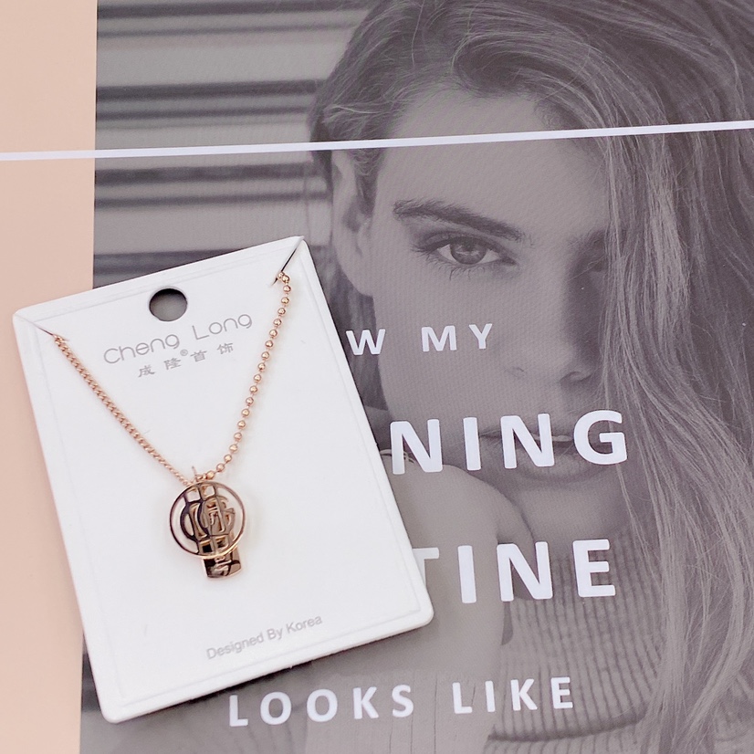 Chenlong jewelry titanium steel GG necklace colorfast C0886-45