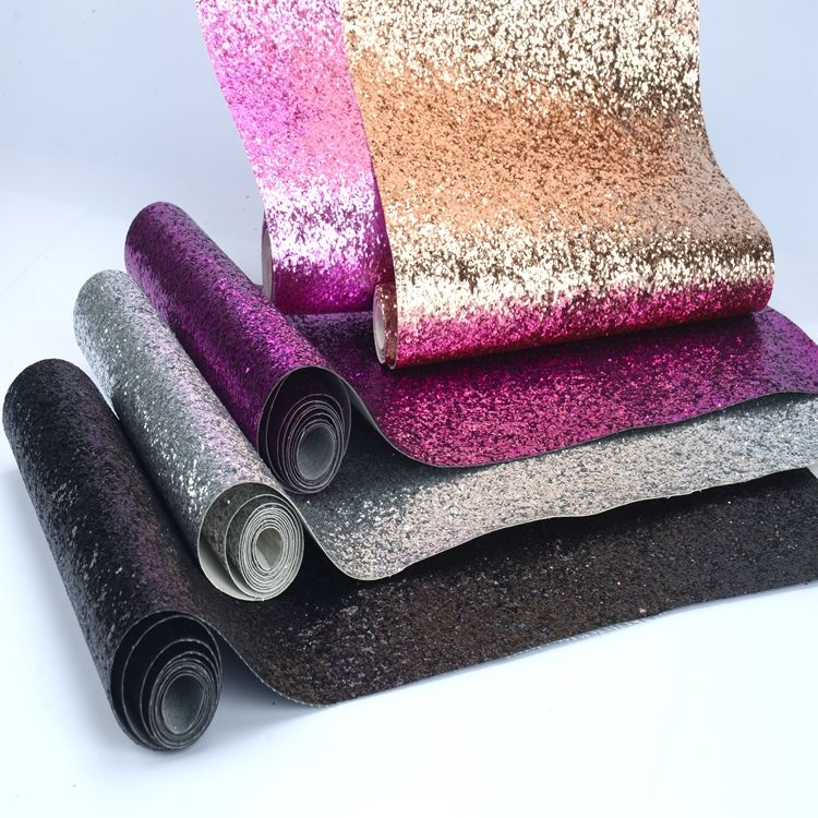 Leather factory direct sales: Bright and colorful high-end leather with high-quality pu leather. Hot supply detail image 5