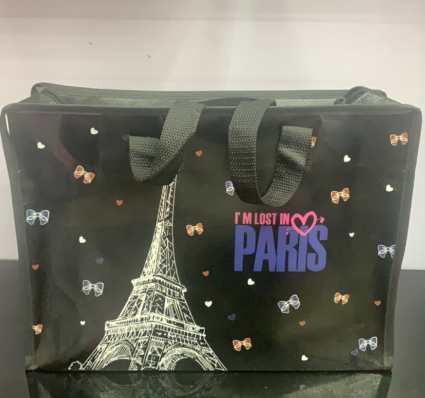 Non-woven fabric laminated bags, storage bags, moving bags, luggage bags, cartoon 034