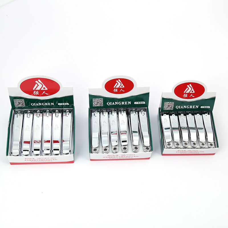 Factory direct sales of large stainless steel nail clippers, Guangdong Qiangren nail clippers 618 flat nail clippers wholesale detail image 2