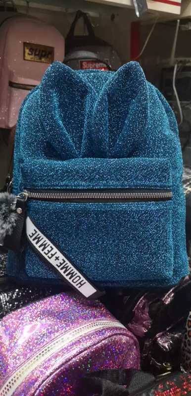 Bolso de mujer pop rayas azules details Picture